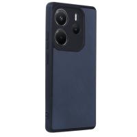 Newface Xiaomi Redmi Note 14 4G Kılıf Aras Deri Kapak - Lacivert