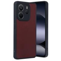 Newface Xiaomi Redmi Note 14 4G Kılıf Aras Deri Kapak - Bordo