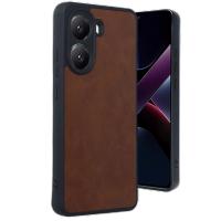 Newface Xiaomi Poco X7 Pro Kılıf Aras Deri Kapak - Taba