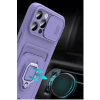 Newface Xiaomi Redmi Note 13 Pro Plus Kılıf Zuma Kartvizitli Yüzüklü Silikon - Yeşil