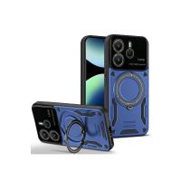 Newface Xiaomi Redmi Note 14 4G Kılıf Joy Lens Standlı Kapak - Lacivert