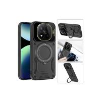 Newface Xiaomi Redmi Note 14 4G Kılıf Joy Lens Standlı Kapak - Lacivert