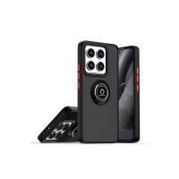 Newface Xiaomi Mi 14T Pro Kılıf Montreal Yüzüklü Silikon Kapak - Siyah