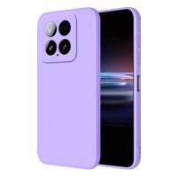 Newface Xiaomi Mi 14T Pro Kılıf Nano içi Kadife Silikon - Lila