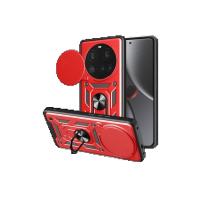 Newface Xiaomi Mi 15 Ultra Kılıf Pars Lens Yüzüklü Silikon - Kırmızı