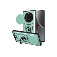 Newface Xiaomi Mi 15 Ultra Kılıf Pars Lens Yüzüklü Silikon - Yeşil