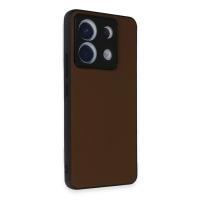 Newface Xiaomi Redmi Note 13 Pro 5G Kılıf Taft Kapak - Kahverengi