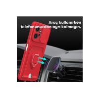 Newface Xiaomi Redmi Note 12 4G Kılıf Zuma Kartvizitli Yüzüklü Silikon - Lila