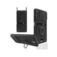 Newface Xiaomi Redmi Note 12 Pro 4G Kılıf Zuma Kartvizitli Yüzüklü Silikon - Siyah