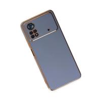 Newface Xiaomi Poco X4 Pro 5G Kılıf Volet Silikon - Mavi