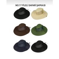 NO-17 FİLELİ SAFARİ ŞAPKA