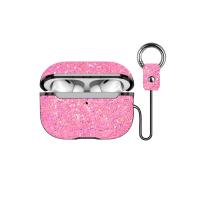 Onegif Airpods 3 (3.nesil) Bright Simli Airpods Kapak - Pembe