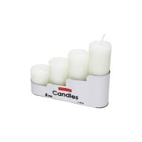 PILLAR CANDLES 4 BOY BEYAZ SİLİNDİR MUM