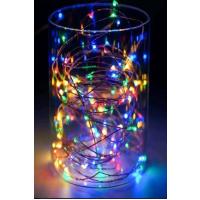 Pilli Renkli Peri Led Işık Saçak 10 Metre Dekoratif Aydınlatma (RGB)