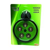 PLASTİK VANTUZLU YUVARLAK VAKUMLU HALKA ASKILIK HAVLULUK