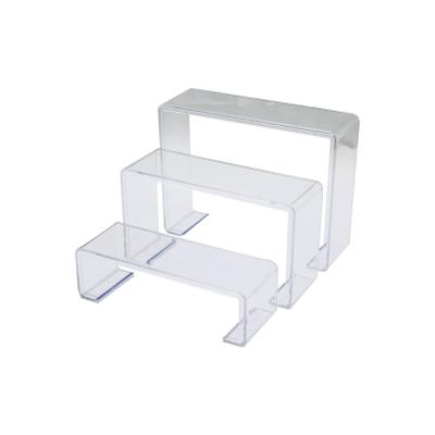 POŞETLİ 3 BOY MERDİVEN TEŞHİR AYAK YÜKSEKLİK: 6-11.5-16.5CM DERiNLİK: 6.5CM EN: 19.5-20.5-21.5CM