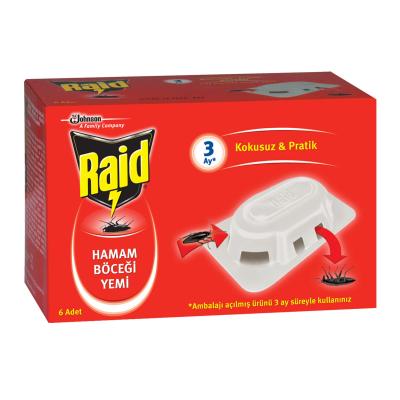 RAİD 6 PARÇA  HAMAM BÖCEK YEMİ