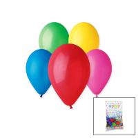 RENKLİ KLASİK BALON 10 İNÇ - 26CM - 100PCS