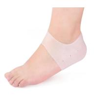 Silikon Topuk Çorabı Beyaz Renk