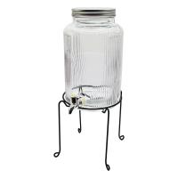 SNOWDROP KÜÇÜK METAL STANDLI CAM SEBİL