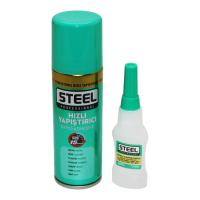 STEEL CK-6361 100ML+8GR HIZLI YAPIŞTIRICI