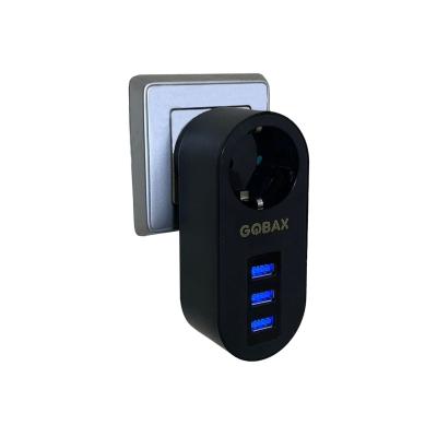 Termal Akım Korumalı Akıllı Priz 2xUSB 1xType-C Li, Çocuk Korumalı, Led Işıklı, Yüksek Isıya Dayanıklı