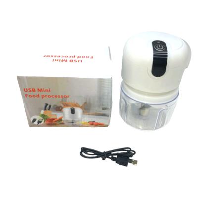 USB MİNİ FOOD PROCESSOR USB ŞARJLI MİNİ 3 BIÇAK BLENDER RONDO DOĞRAYICI 250ML