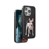 Venco iPhone 15 Pro Max Perma Desenli Kapak - Siyah