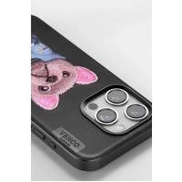 Venco iPhone 11 Cute Desenli Kapak - Siyah