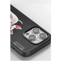 Venco iPhone 16 Pro Perma Desenli Kapak - Siyah