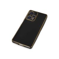 Xiaomi Poco F5 Kılıf Volet Silikon - Siyah