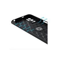 Xiaomi Redmi Note 10 5G Kılıf Range Yüzüklü Silikon - Siyah-Gold