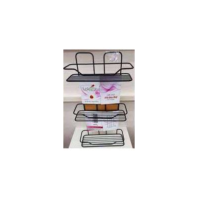 ZAMBAK 3LÜ RAF SİYAH BEYAZ