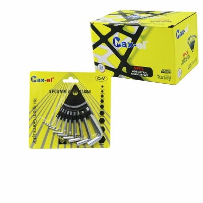 10 PARÇA  KARTLI ALYAN ANAHTAR TAKIM SETİ120MM-NO-1.5-10