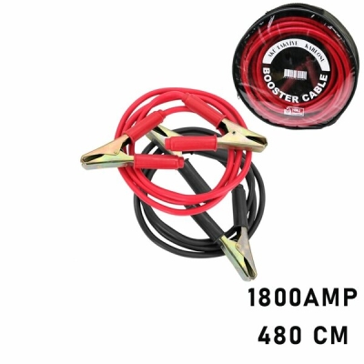1800 AMPER TIR İÇİN AKÜ TAKVİYE KABLOSU 480CM - PENCERELİ BEZ ÇANTALI