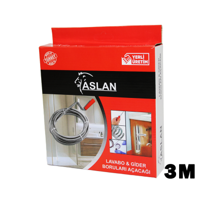 3MT X 6MM SUSTA SPRAL LAVABO - GİDER AÇAR