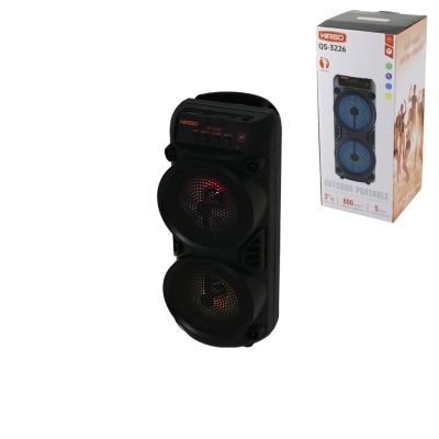 3X2 İNÇ SPEAKER HOPARLÖR BLUETOOTH WIRELESS SPEAKER USB SARJLI - BLUETOOHT 5WX2 PL-4665