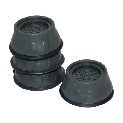 4 PARÇA  KÜÇÜK GRİ ÇAMAŞIR MAKİNE TİTREŞİM ÖNLEYİCİ AYAK