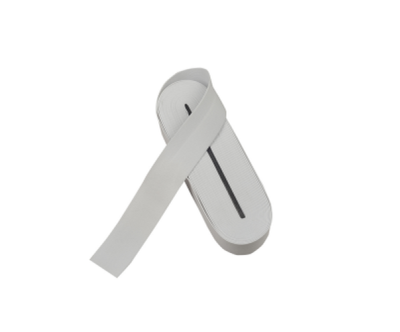 BEYAZ - 4CM PAÇA LASTİK YASSI GENİŞ 10MT