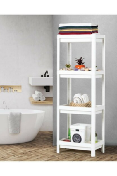 BEYAZ DİKDÖRTGEN RAF ÜNİTESİ PLASTİK