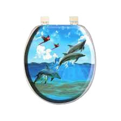 DESENLİ YUMUŞAK KLOZET KAPAK BÜYÜK PUF 42x41cm - HERHANGİ BİR DESEN GÖNDERİLİR