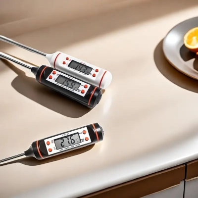 Dijital Gıda Termometresi Süt,Et,Yoğurt Mayalama,Mama Derecesi Ölçer Gıda Termometresi
