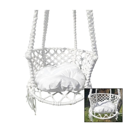 İPEK HAMAK DAVUL SALINCAK  MİNDERLİ   ÇAP:60CM   150KG.TAŞIMA KAPASİTESİ   1-ASMA HALATI - 1-ÇELİK DUBEL