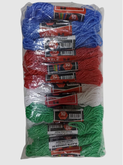 KALE Plastik Çamaşır ipi 10 Metre 24 Adet