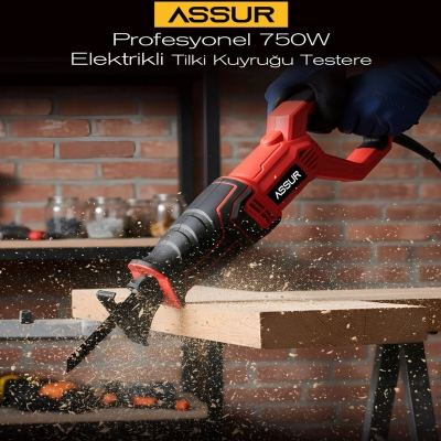 KIRMIZI TİLKİ KUYRUĞU ELEKTRİKLİ TESTERE 230V 0-2800 RPM ASR-616