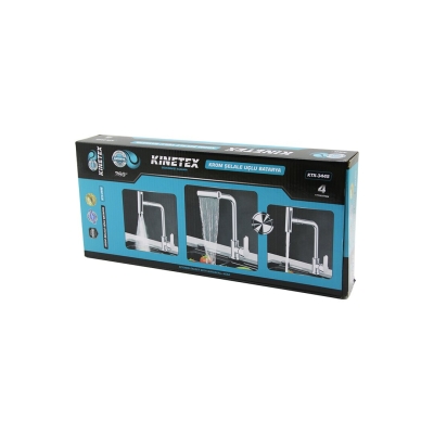 KROM GENİŞ - ŞELALE 4 FONKSİYONLU - 360 DERECE OYNAR BAŞLIK UZUN KUĞU BATARYA