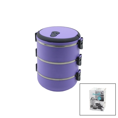 LİLA  3LÜ SEFER TASI SAKLAMA KABI 1.8LT