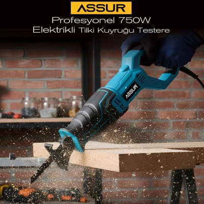 MAVİ TİLKİ KUYRUĞU ELEKTRİKLİ TESTERE 230V 0-2800 RPM ASR-615