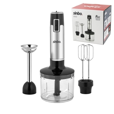 MULTİ TURBO EL BLENDER SETİ AYARLANABİLİR KADEME HIZ 700ML HAZNE SHB-3181