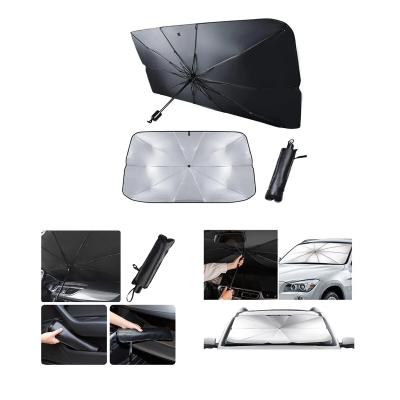OTO - ARAÇ CAM GÜNEŞLİK ŞEMSİYESİ 10 TELLİ 78X39X130CM